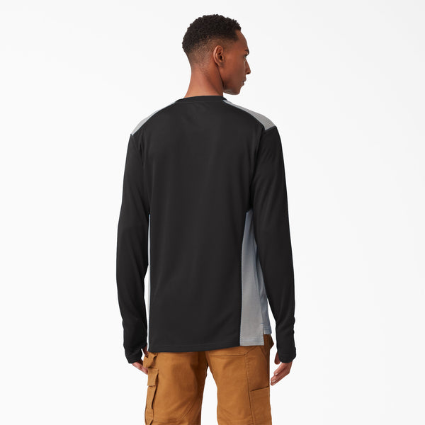 Dickies Men's Temp-Iq 365 Long Sleeve Pocket T-Shirt - Black Size M (SL620)