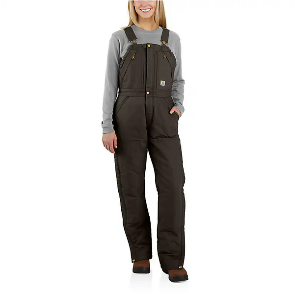 Carhartt Women's Loose Fit Washed Duck Insulated Biberall - 104694 – WORK N  WEAR