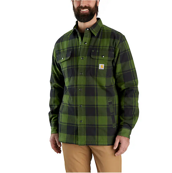 Carhartt Relaxed Fit Flannel Sherpa-Lined Shirt Jac - 105939 – WORK N WEAR