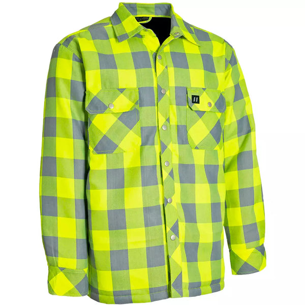 Red Buffalo Plaid Quilt-Lined Flannel Shirt Jacket – Forcefield Canada - Hi  Vis Workwear and Safety Gloves