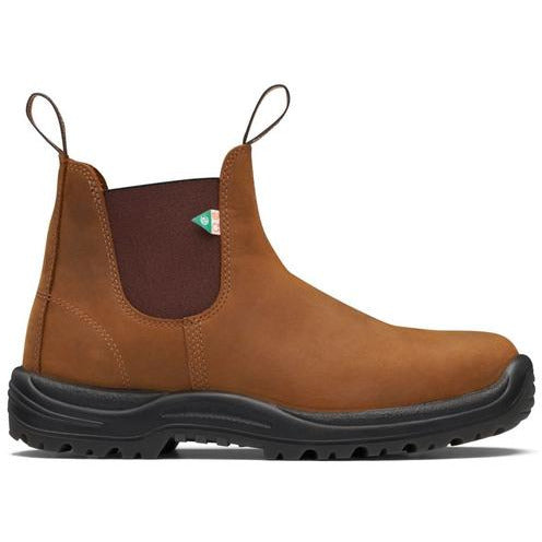 Blundstone 164 Work Safety Boot Crazy Horse Brown