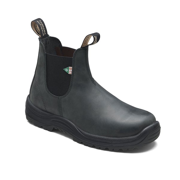 Blundstone 181 Work Safety Boot Waxy Rustic Black