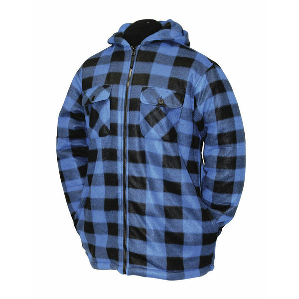 Misty Mountain Polar Fleece Hooded Pile Jacket WORK N WEAR