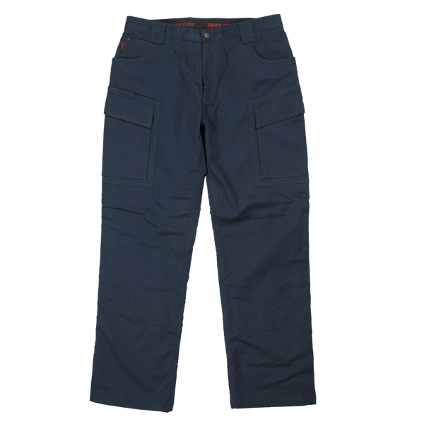 Twill Cargo Regular Fit Pants - Navy