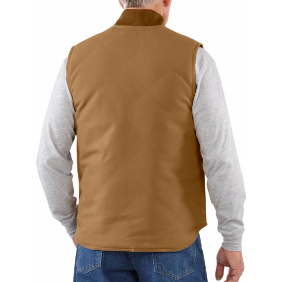 Carhartt Relaxed Fit Firm Duck Insulated Rib Collar Vest V01