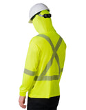 FORCEFIELD Hooded Ultrasoft Technical Long Sleeve Safety T-Shirt 022-SPXCSA