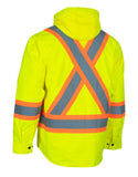 Forcefield Hi-Vis Hoodie Shacket With Detachable Hood 024-EP34