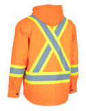 Forcefield Hi-Vis Hoodie Shacket With Detachable Hood 024-EP34