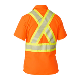 BIG BILL Unisex Hi-Vis S/S Ripstop Work Shirt with dual Chest Pocket 143HVP