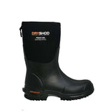 DRYSHOD Men's Mudcat Mid Black/Orange MDC-MM-BK