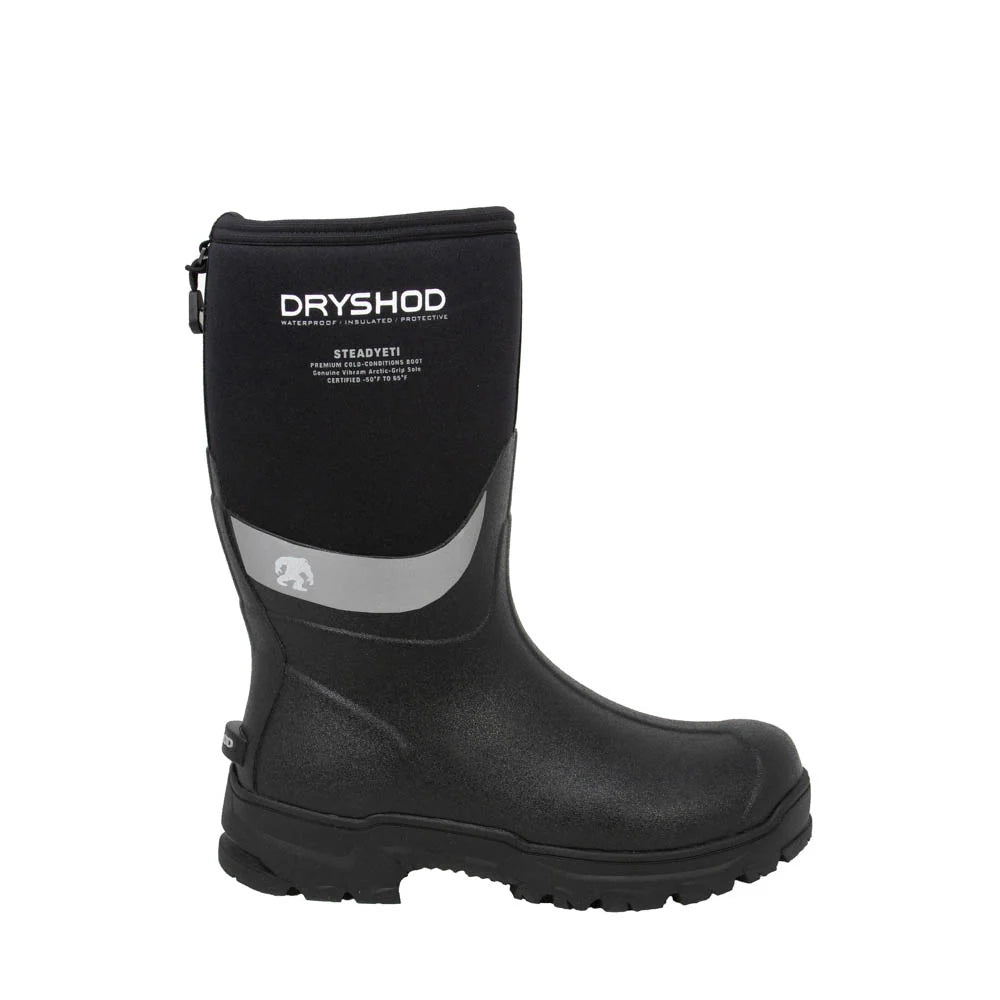 DRYSHOD Unisex Steadyeti Mid Boot SYT-MM-BK