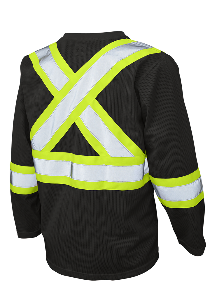 Work King Long Sleeve Hi-Vis T-Shirt - S396