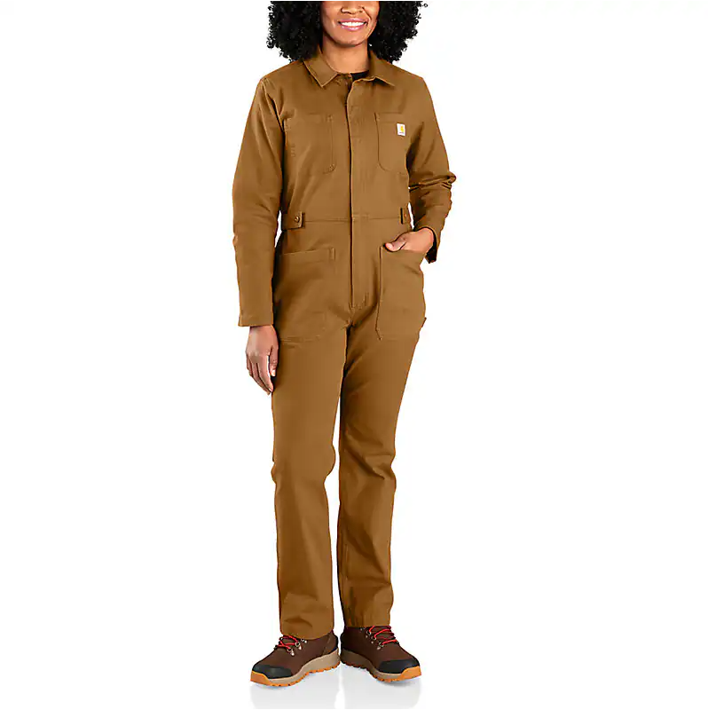 Carhartt Women's Rugged Flex® Relaxed Fit Canvas Coverall - 106071 – WORK N  WEAR
