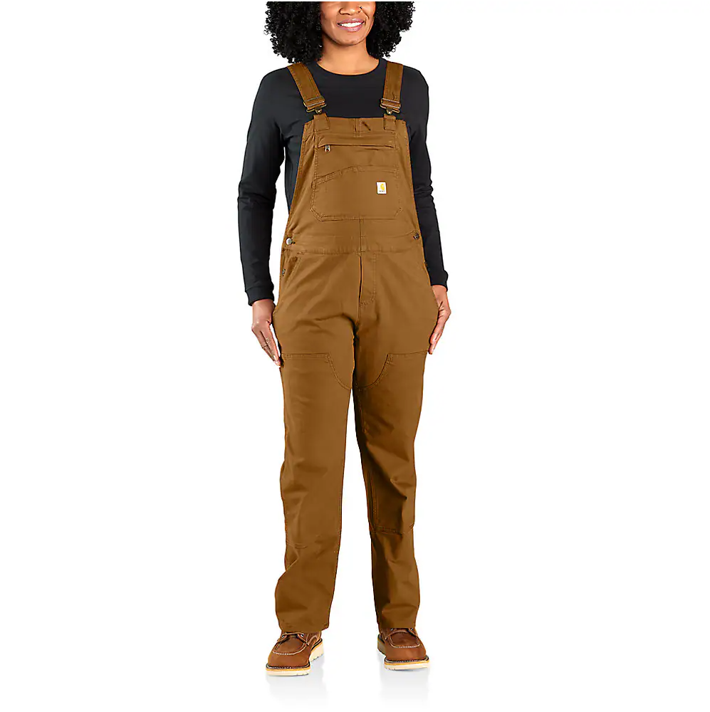 Carhartt® Women's Rugged Flex® Loose Fit Canvas Bib Overall - 106001