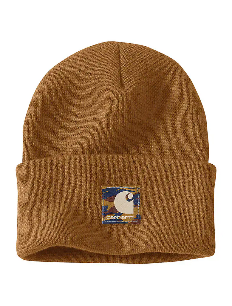 Carhartt Knit Camo Patch Beanie 106336