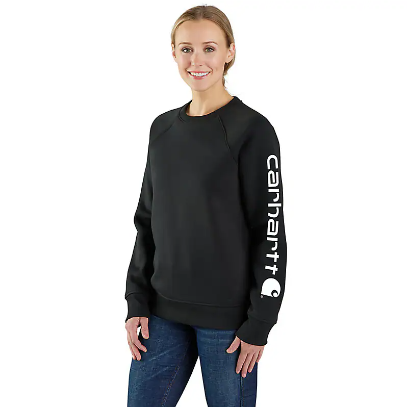 Carhartt Women's Relaxed Fit Midweight Graphic Crewneck Sweatshirt - 106718