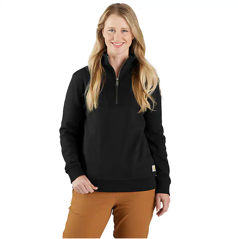 Carhartt TENCEL™ Fiber Series Relaxed Fit Half-Zip Sweatshirt - 106451