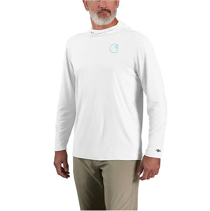 Carhartt white long sleeve best sale