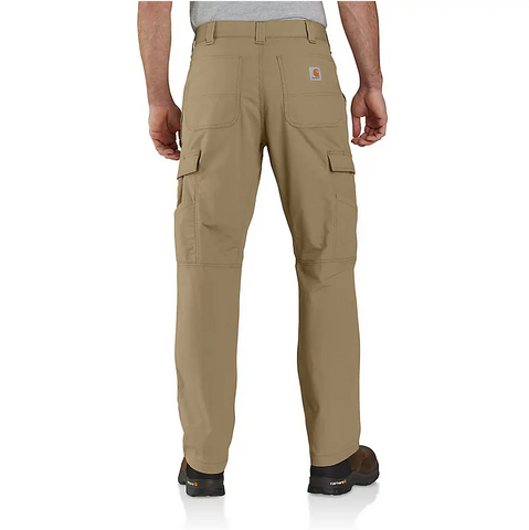 Brown Leather Cargo Pants, Fast Shipping