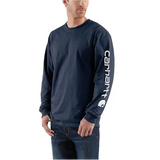 Carhartt Loose Fit Heavyweight Long-Sleeve Logo Graphic T-Shirt - K231