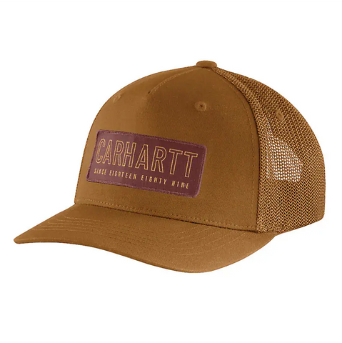 CARHARTT Rugged Flex® Canvas Mesh-Back 1889 Patch Cap 106130