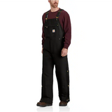 Carhartt Men's Loose Fit Firm Duck Insulated Bib Overall - 106672