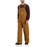 Carhartt Men's Loose Fit Firm Duck Insulated Bib Overall - 106672