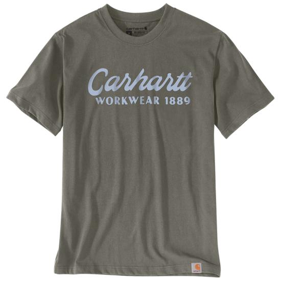 Carhartt Loose Fit Heavyweight Short Sleeve Script Graphic T-Shirt 106158