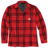 Carhartt Relaxed Fit Flannel Sherpa-Lined Shirt Jacket - 106354