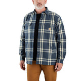 Carhartt Relaxed Fit Flannel Sherpa-Lined Shirt Jacket - 106354