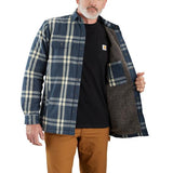 Carhartt Relaxed Fit Flannel Sherpa-Lined Shirt Jacket - 106354