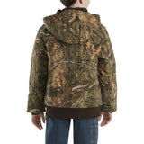 Carhartt Canvas Insulated Hooded Camo Active Jac - Boys - CP8579