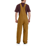 Carhartt Men's Washed Duck Quilt Lined Bib Overall - 104031