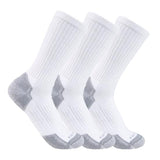 Carhartt Men's Midweight Cotton Blend 3Pack Crew Socks SC6203M