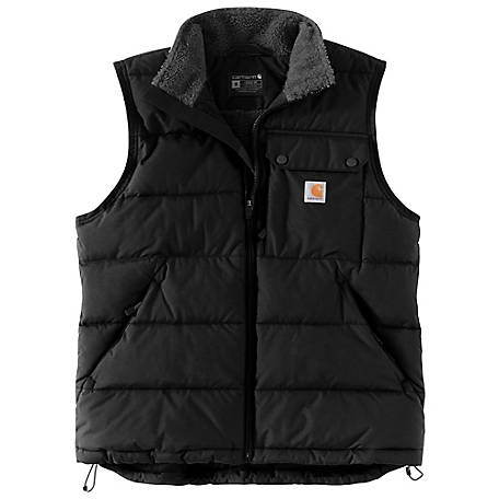WATER REPELLENT WIND PROTECTION PUFFER VEST - Black