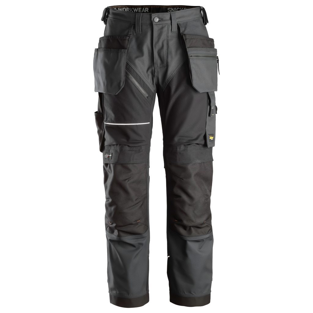 Snickers 6214 Ruff Work Canvas+ Work Trouser+ with Holster+ Pockets