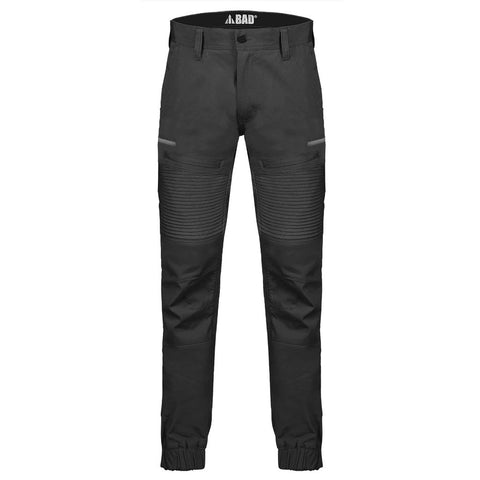 DuraDrive Men's Black Fleece Lined Double Knee Utility Work Pants