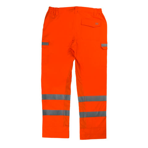 Trousers TENSION (4-WAY STRETCH) (Orange/Black) - BoSafety