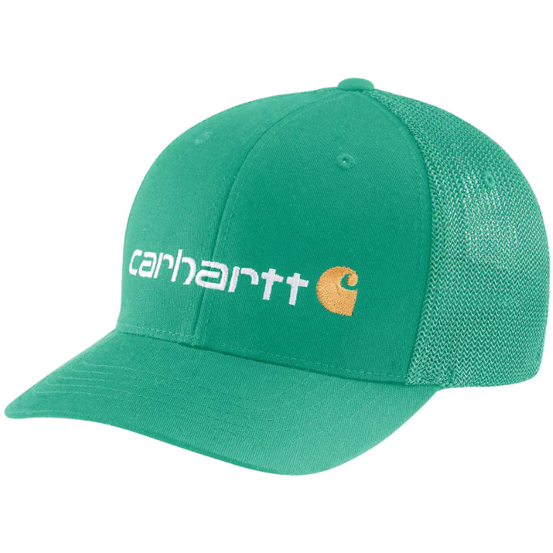 Casquette graphique Carhartt Rugged Flex® en toile ajustée avec logo en filet - 105353