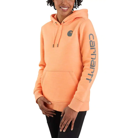 Carhartt Women's Logo Sleeve Hooded Sweatshirt