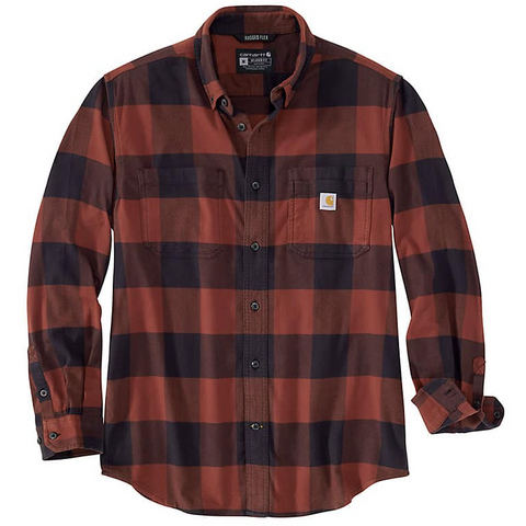 CARHARTT Rugged Flex® Relaxed Fit Midweight Flannel Long-Sleeve