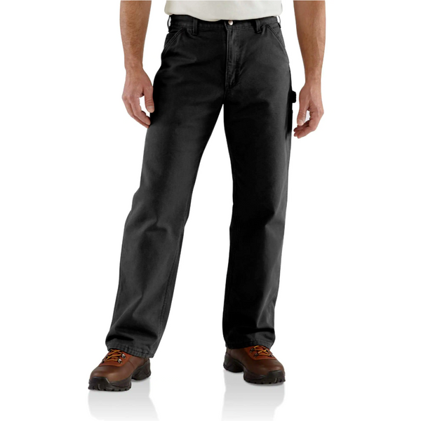 Carhartt Loose Fit Washed Duck Flannel-Lined Utility Work Pants - B111 ...